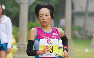 第33回Americas Finest City Half marathonハーフマラソン　高見澤有理　3位　1時間13分22秒