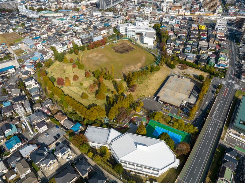 南館側から撮影したプラッツ習志野の全体像