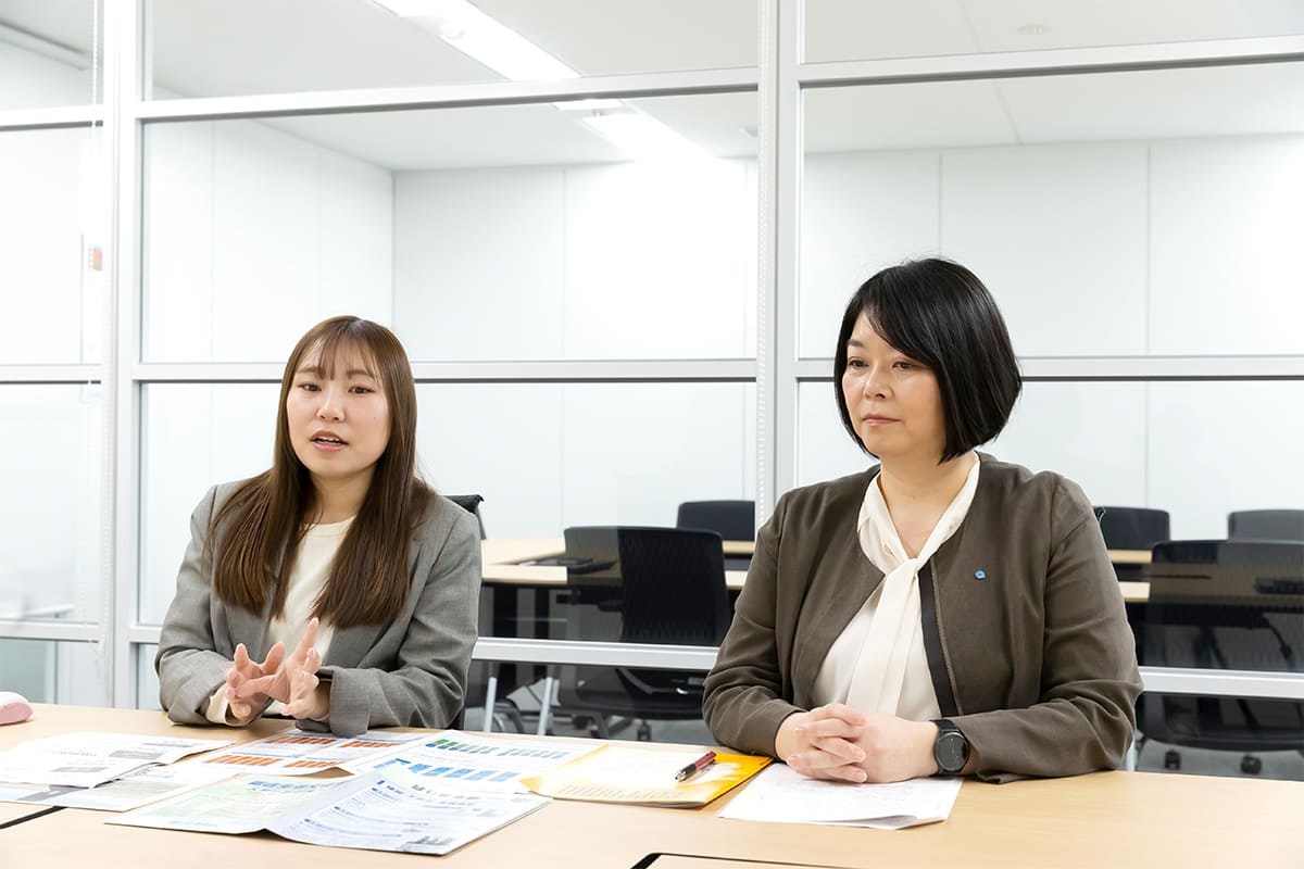 井野口 (写真左)／大原 (写真右)
