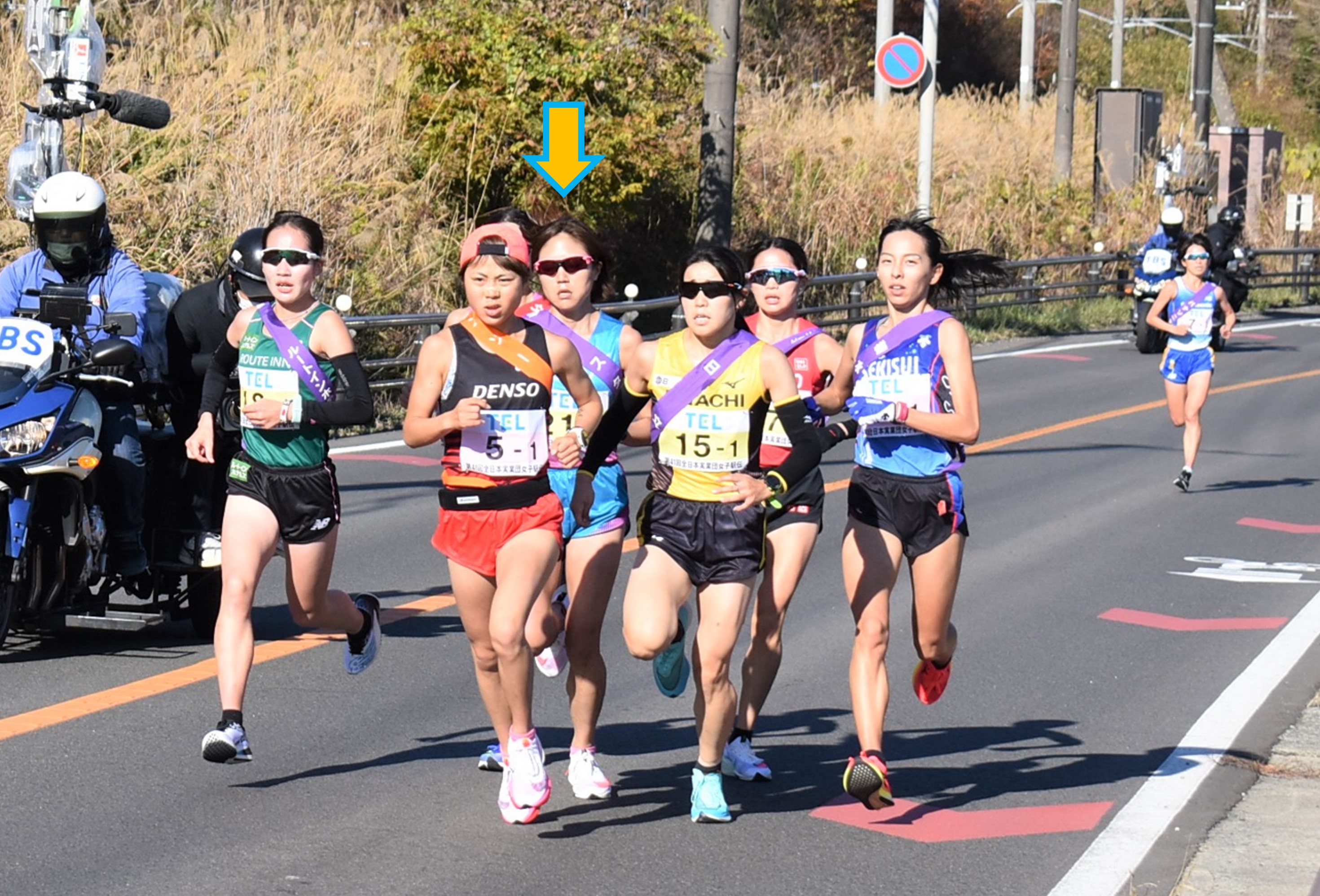 第40回 全日本実業団対抗女子駅伝競走大会(クイーンズ駅伝in宮城)での佐藤奈々選手