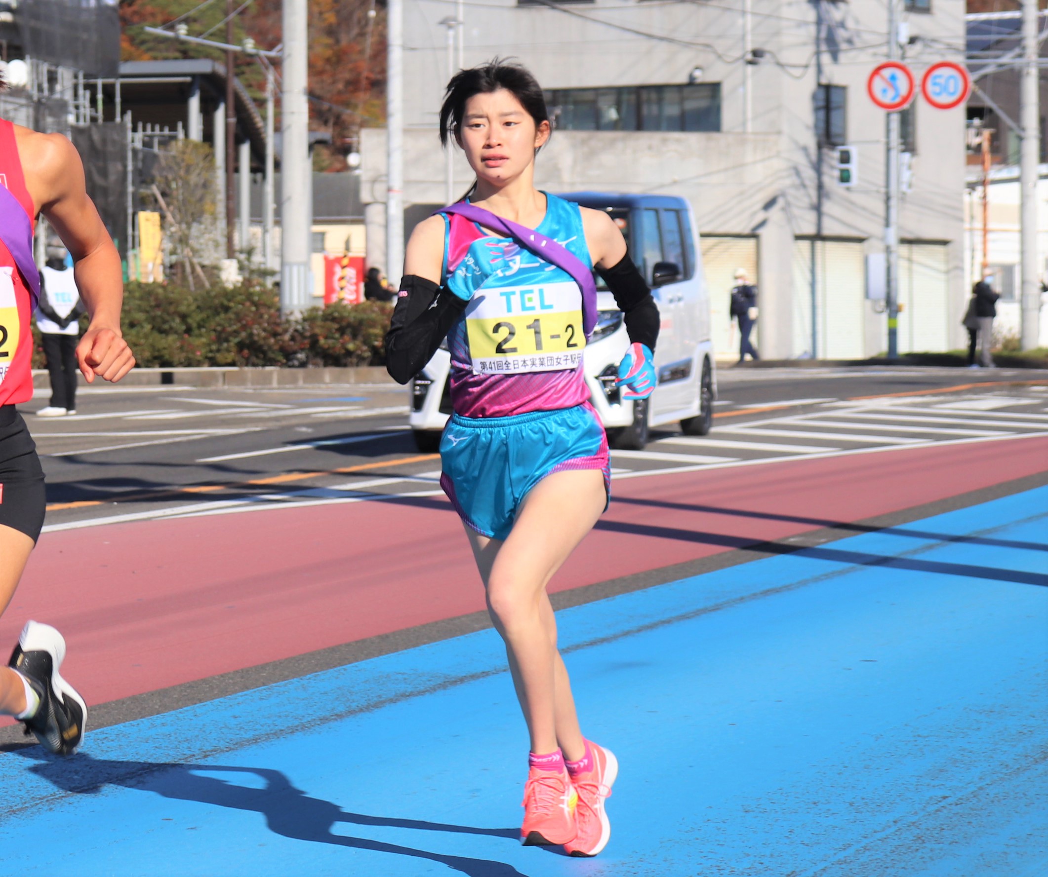 第40回 全日本実業団対抗女子駅伝競走大会(クイーンズ駅伝in宮城)での佐藤奈々選手