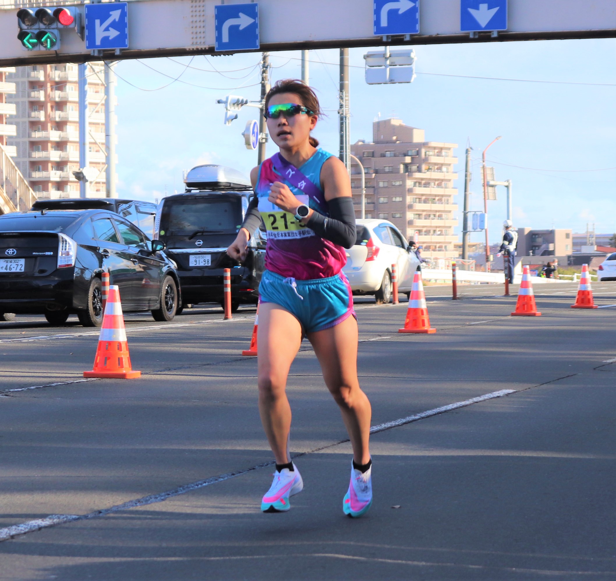 第40回 全日本実業団対抗女子駅伝競走大会(クイーンズ駅伝in宮城)での佐藤奈々選手