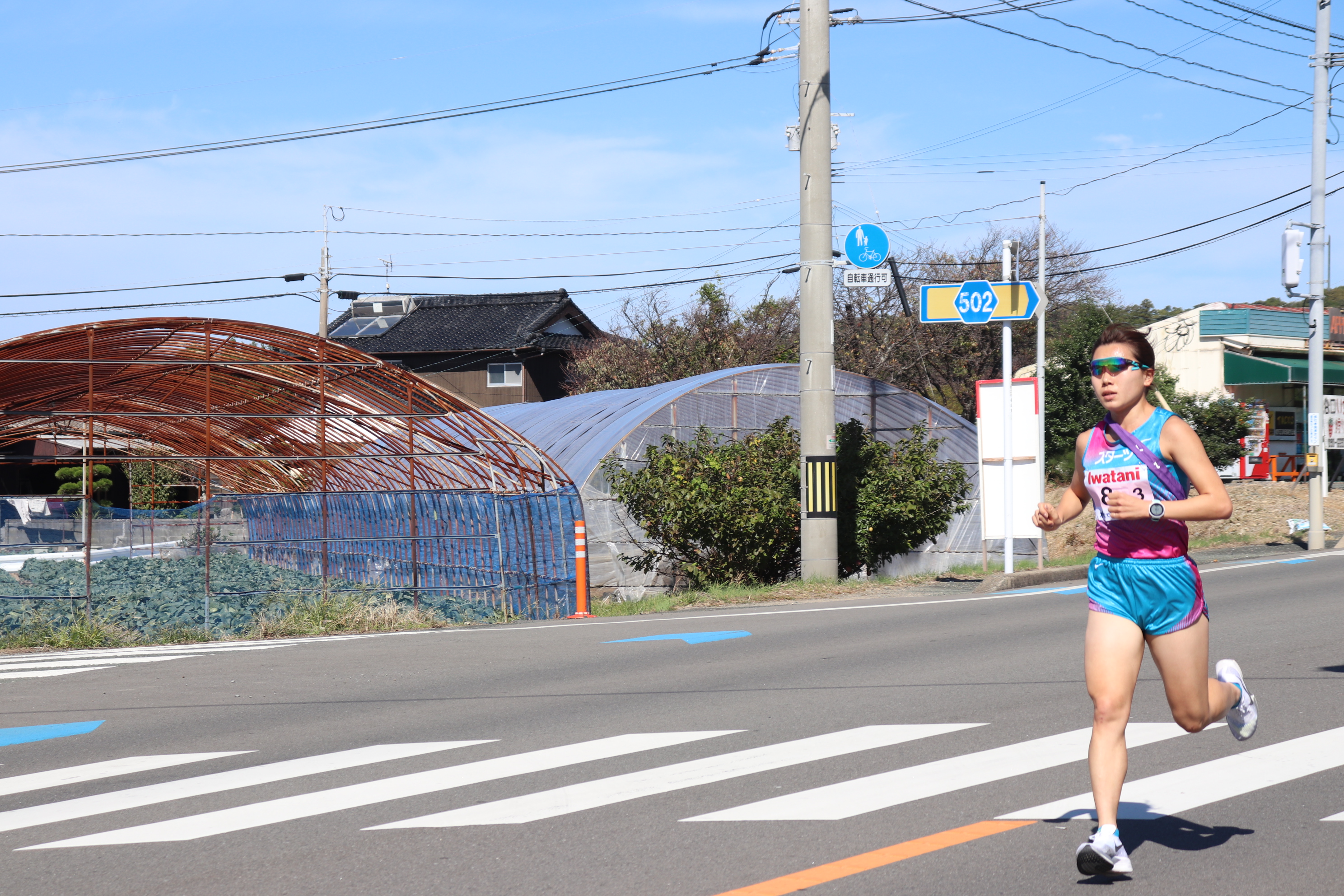 第9回 プリンセス駅伝 西川選手（3区）