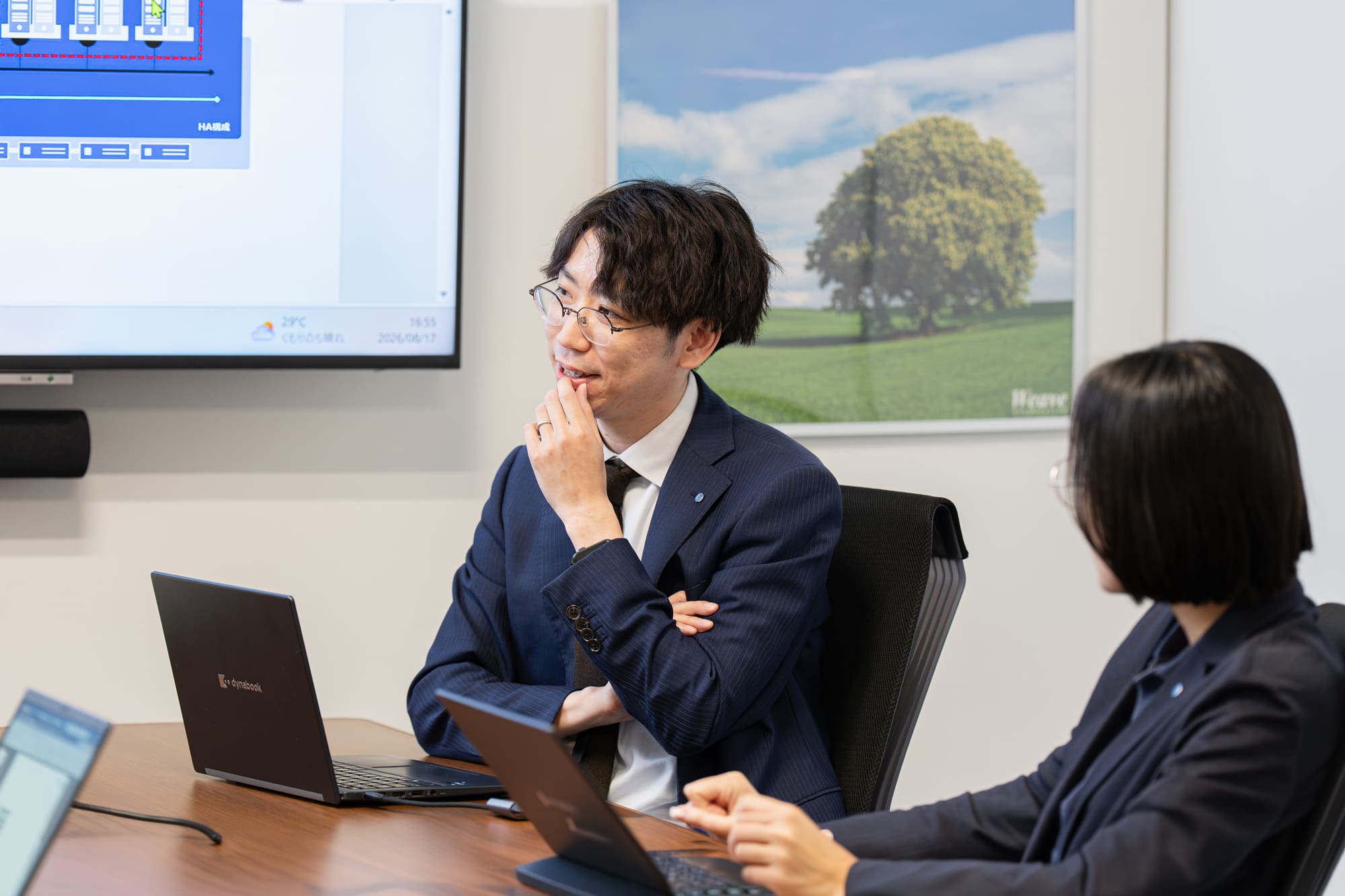 一人ではなく、チームで成長できる環境のイメージ画像