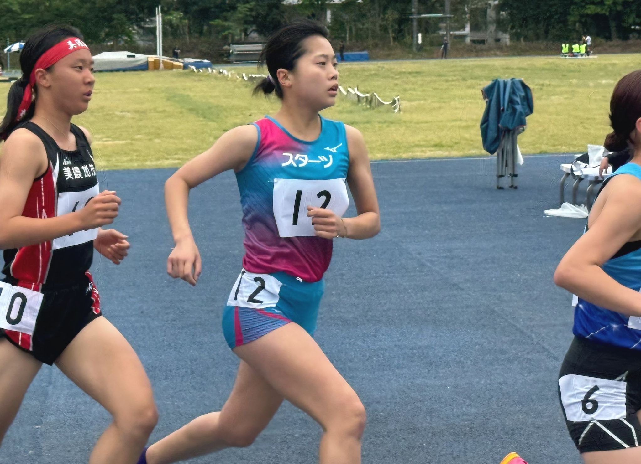 日体大競技会3000m 中山選手