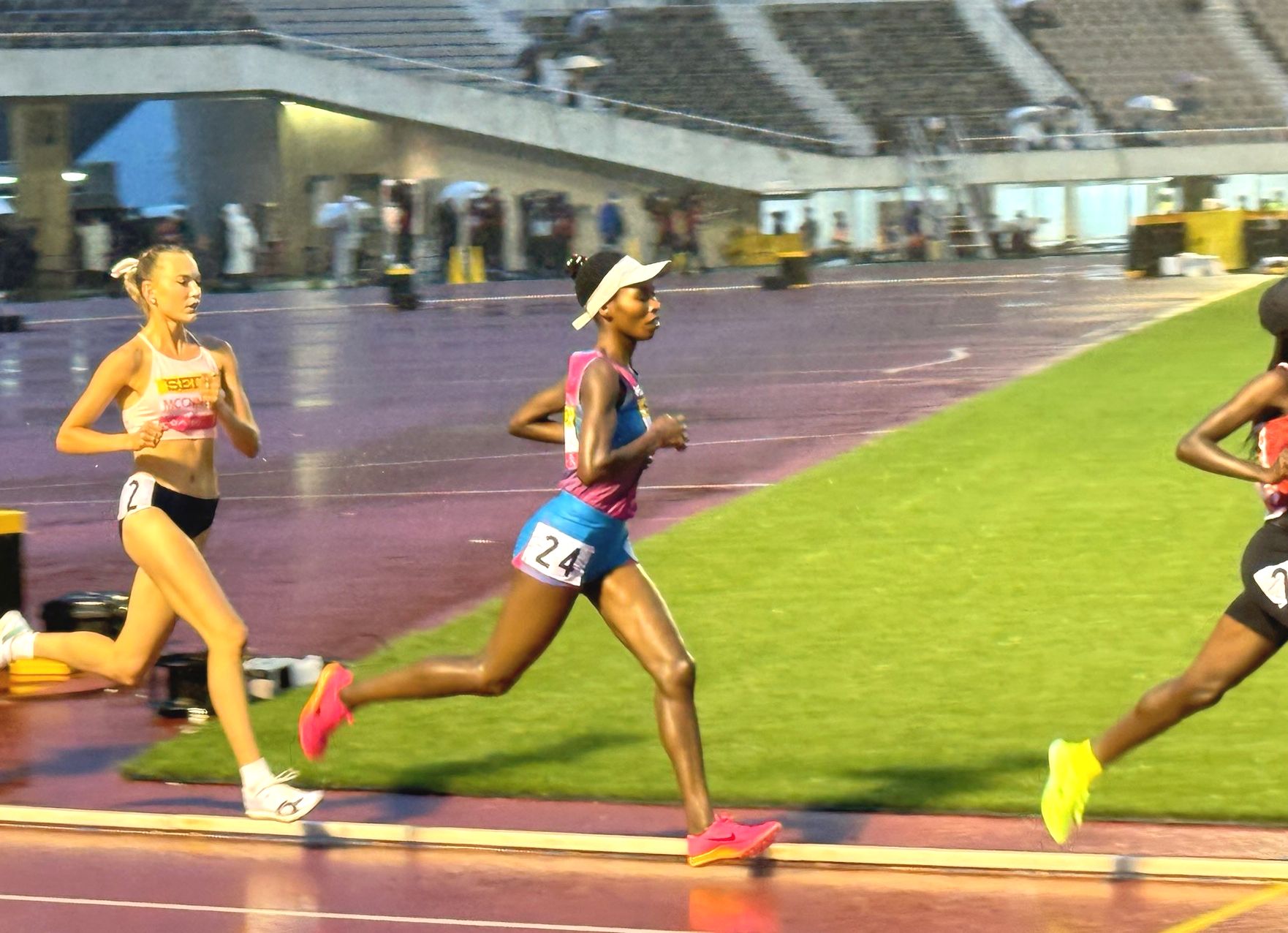 5000m出場のワンブイ選手