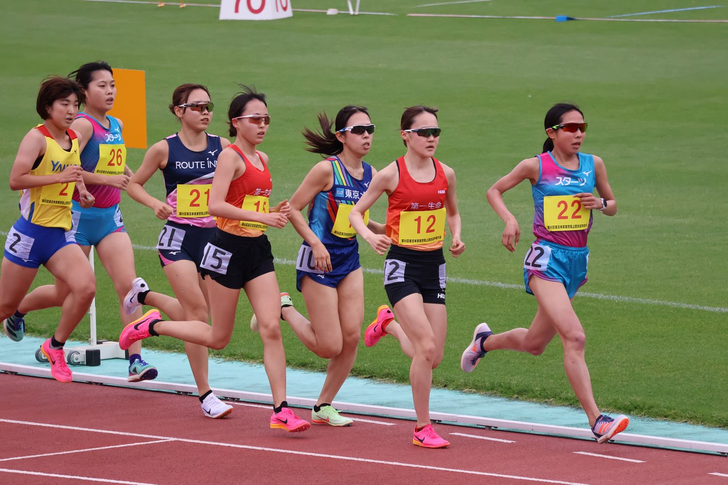 3000m出場の佐藤選手と中山選手