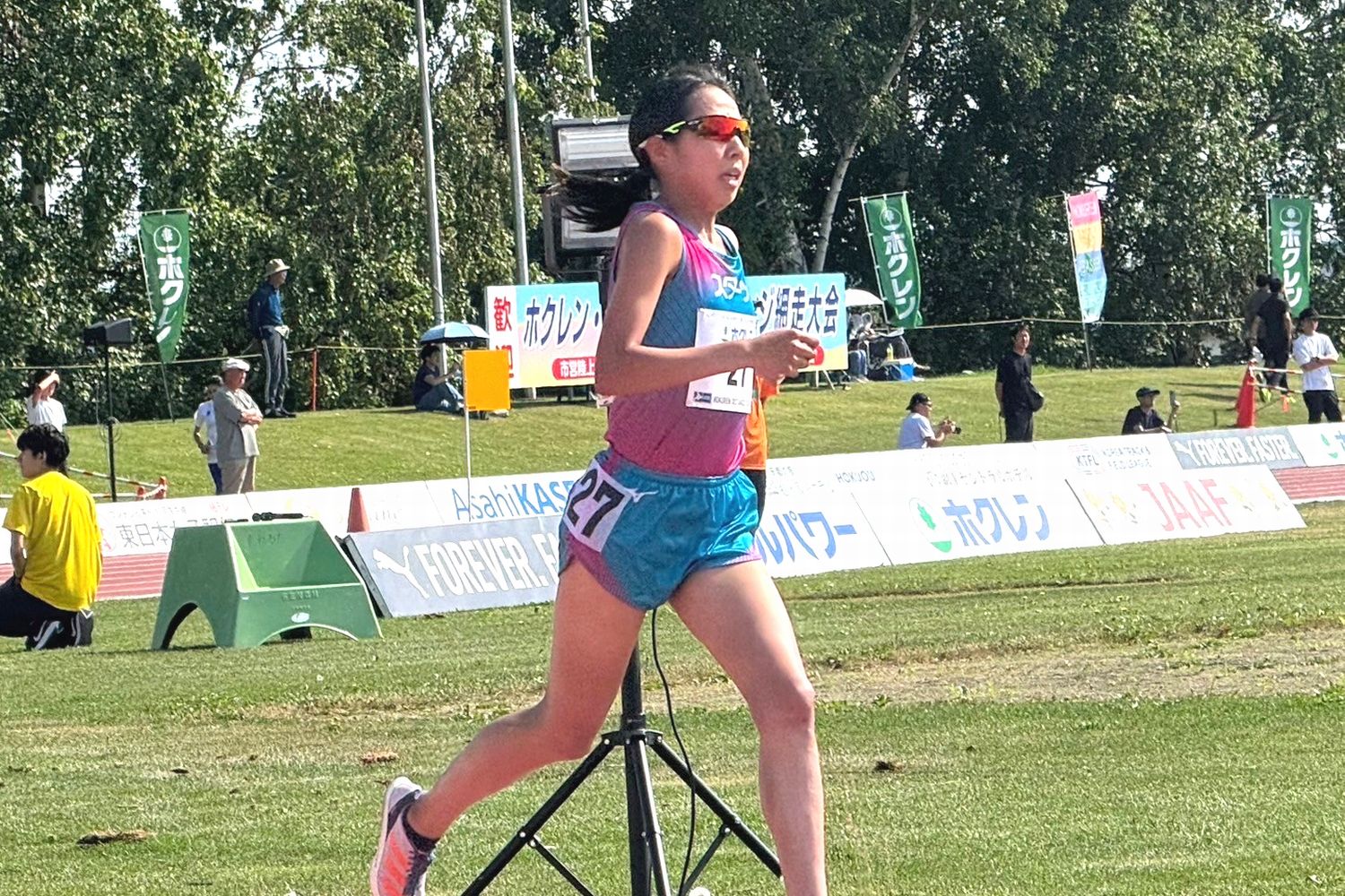 網走大会3000mの佐藤選手