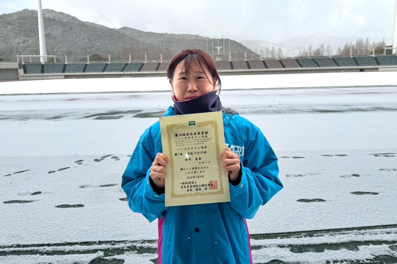 7位入賞の西川選手