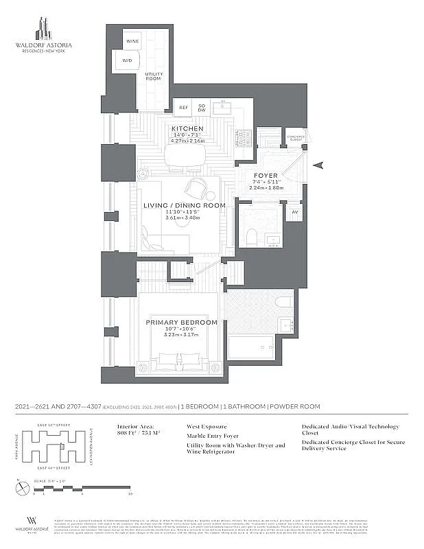 Waldorf Astoria2807 floorplan