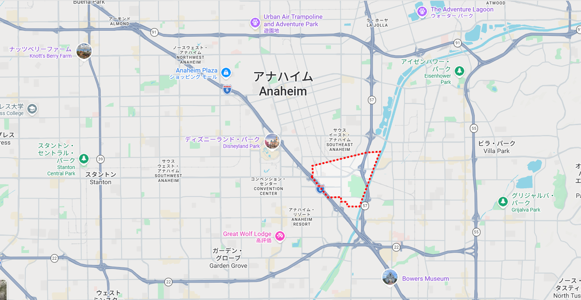 プレミアムトライアングル地図