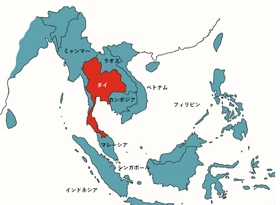 図2　ASEAN地域マップ