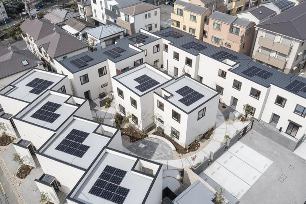 太陽光発電設備のある住宅のイメージ