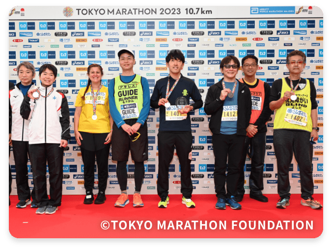 マラソン車いす選手表彰