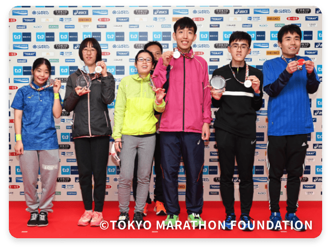 マラソン車いす選手表彰